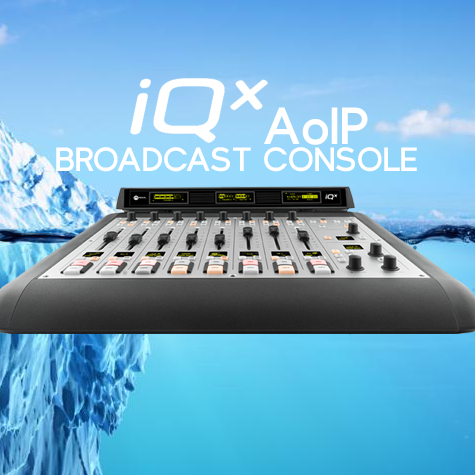 Nieuw: iQx AoIP Broadcast Console Nieuw: iQx AoIP Broadcast Console